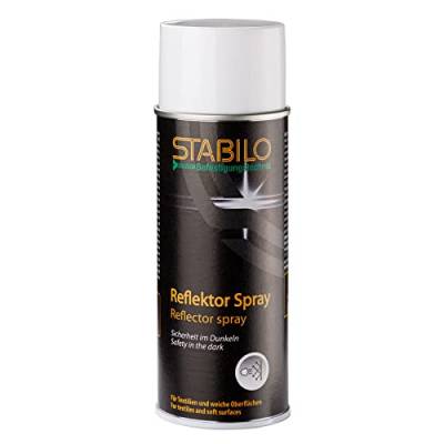 Stabilo Reflektor Spray 400ml - für Textilien und weiche Oberflächen | Markierungsspray | Markierspray von Stabilo Befestigungstechnik