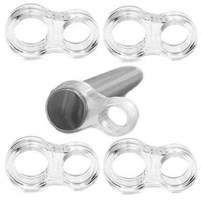 5 Pcs Türgriff Stammer Transparenter Türstopper Türgriff Puffer Türgriff Schützer Möbelschutzpolster von Stakee