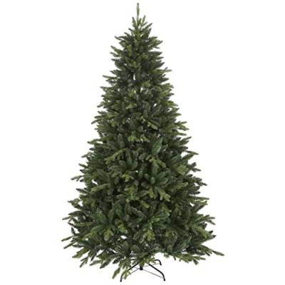 Künstlicher Weihnachtsbaum Bergen von Star Trading, Tannenbaum mit Ständer in Grün für innen und außen, Höhe: 2,1 m von Star