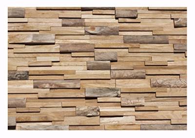 HO-010-1 Modul Teakholz Paneele Wandverkleidung Holz Wandverblender Teak Design Wanddekoration Wood Wall Panel - Fliesen Lager Verkauf Stein-mosaik Herne NRW von Stein-mosaik