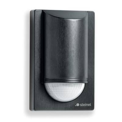 Steinel Bewegungsmelder is 2180 ECO Schwarz, 180°/12 m PIR-Sensor, 350 W LED Schaltlast, Wandsensor, Unterkriechschutz von Steinel