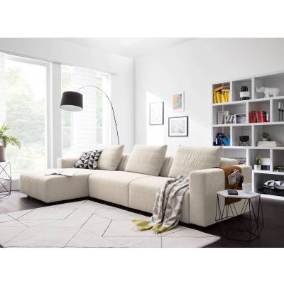 Studio Copenhagen Ecksofa Finny I Beige Webstoff 286x83x170 cm (BxHxT) Modern von Studio Copenhagen