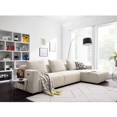 Studio Copenhagen Ecksofa Finny II Beige Webstoff 320x83x170 cm (BxHxT) Modern von Studio Copenhagen