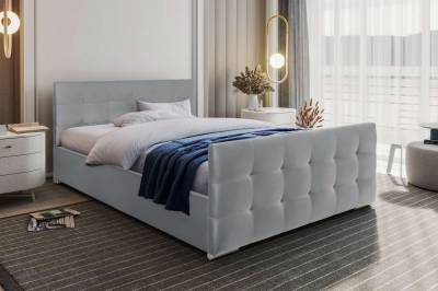 Stylefy Polsterbett Melody (Schlafzimmerbett, Bett), 120/140/160/180 x 200 cm, Bettkasten, Kopfteil gepolstert von Stylefy