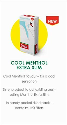 Swan Extra Slim Cool Menthol Filtertips (20) von Swan