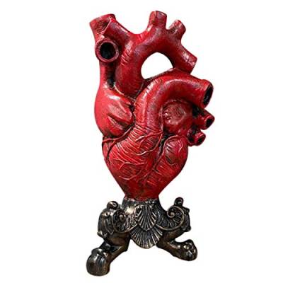 Syfinee Anatomische Herzvase aus Kunstharz, 24 cm von Syfinee
