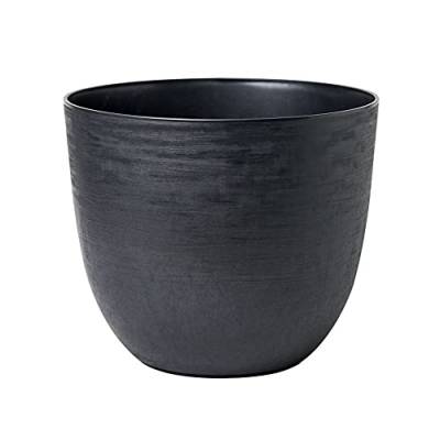 Pflanzgefäß, Re-Pot, Teraplast, 100% recyceltes Plastik, schwarz D 48 x H 40 cm von TERAPLAST