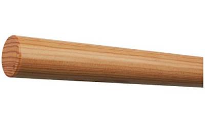 Lärche Holz Handlauf lackiert Ø 42 mm mit bearbeiteten Enden ohne Halter Länge: 800 mm / 80 cm / 0,8 m Enden:gefast von TIBU