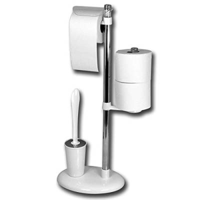 WC-Garnitur - WC-Papierrollenhalter - Toilettenbürste von TW24