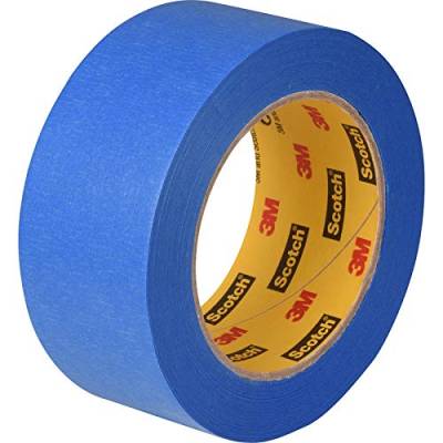 Tapes4you 3M Scotch Blue Klebeband für 3D-Drucker, Abdeckband 2090, Blau, 48 mm x 50 m, Anti-Warp-Effekt von Tapes4you