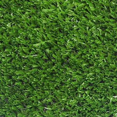 TENAX Standard Green 1,00 x 4 m Grün, Kunstgras, Matte mit 7 mm Fasern, Grüner Teppich für Innen- und Außenbereiche, Balkone, Eingangsdekor und Läufer von TENAX