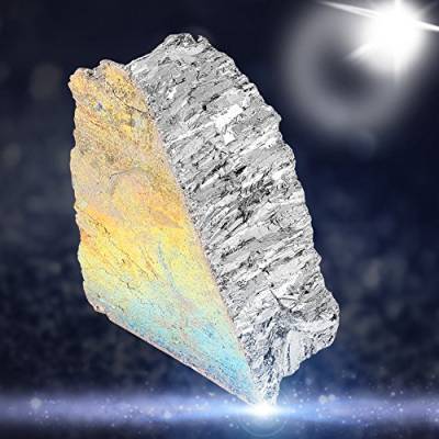 Tiffasha Wismut - 1000 g Wismut-Metallbarrenbrocken 99,99% Reine Kristallgeoden, zur Herstellung von Kristallen/Angelködern, weit verbreitet in vielen wissenschaftlichen Experimenten in der Industrie von Tiffasha