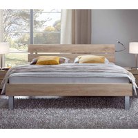 Bett mit geteiltem Kopfteil Sonoma Eiche von TopDesign