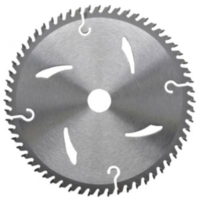 Hartmetallbestücktes Kreissägeblatt Universal-Trennscheibe Multitool-Zubehör zum Schneiden von Metall, Holz, Eisen(216mm x 30 x 40T) von TopHomer