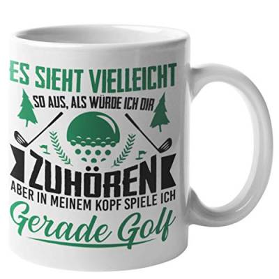 Golfer Geschenk Golf Tasse mit Spruch - Kaffeetasse für Golfer Geschenkidee von Trendation