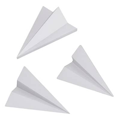 ULDIGI 3st Modell Eines Papierfliegers Kunsthandwerksformen Aus Harz Silikonschmuckform Füllperlen Aus Harz Epoxidharz Flugzeugform Aus Silikonpapier Zubehör 3D Weiß Kieselgel Material von ULDIGI