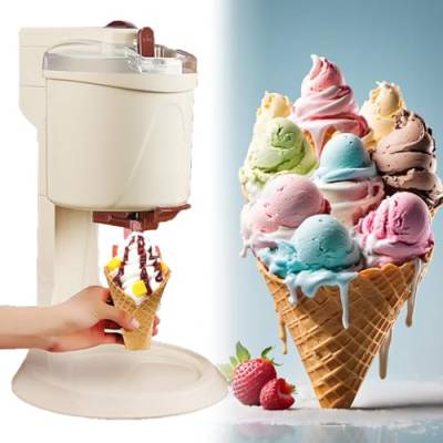 URJWAN Softeismaschine, Sahneeismaschine, Automatische Mini-Frucht-Softeismaschine FüR Die HeimküChe, Joghurt-Eismaschinen von URJWAN