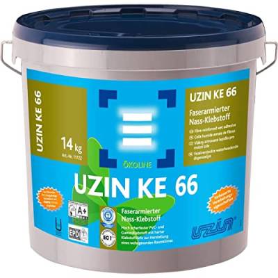 Uzin KE 66 Ökoline Faserarmierter Vinyl/PVC Klebstoff 14 KG von UZIN