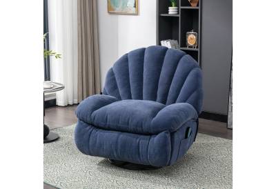 Ulife TV-Sessel 360° drehbarer Relaxsessel mit gepolsterten Arm- und Rückenlehnen, Massagesessel Fernsehsessel, mit Wärme Massagefunktion und 2 Taschen von Ulife