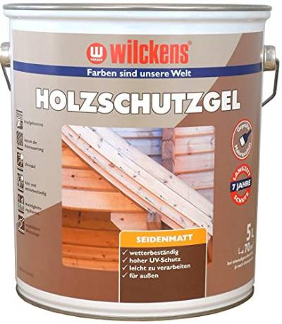 Wilckens Holzschutz-Gel für Außen, 5 l, Eiche von Wilckens