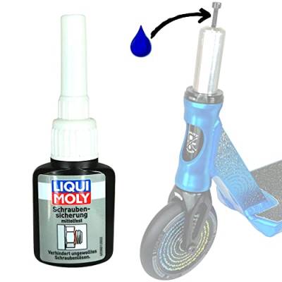 Unbekannt Liqui Moly Schraubensicherung Mittelfest für Stunt-Scooter Schrauben 10ml von Unbekannt