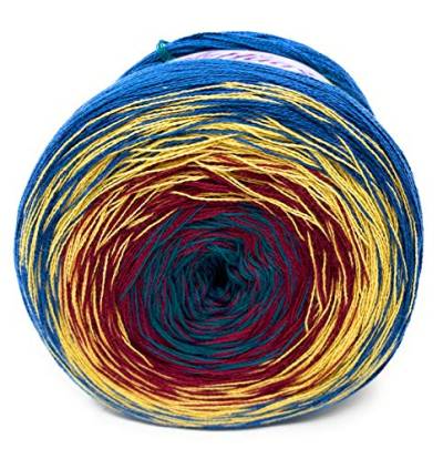 Woolly Hugs Cotton Bobbel 200 g 800 m 4 Farben 4 Fäden gefacht 50% Baumwolle 50% Polyacryl, (55), 278785 von Unbekannt