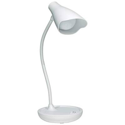 Unilux Dimmbare LED-Lampe mit USB-Ladefunktion und Touch-Steuerung, Weiß von Unilux