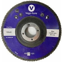 Vago-tools - Fächerscheiben Schleifscheiben Fächerschleifscheiben 125mm konisch P60 Braun 50x von VAGO- TOOLS
