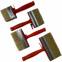 Vago-tools - Malerpinsel Flachpinsel 12 tlg Set Flächenstreicher 7/10/12/15cm je 3 von VAGO- TOOLS