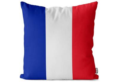 Kissenbezug, VOID, Sofa-Kissen Frankreich France EM WM Flagge Fahne Fussball Fan von VOID