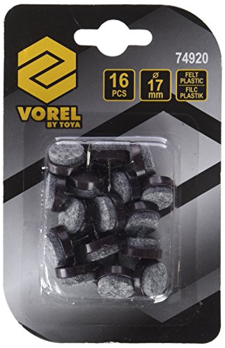 FELT FURNITURE GLIDES STEEL NAIL 16PCS von VOREL