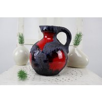 Vintage Mid Century Vase Marei Kostbares Sammlerstück Fat Lava 1960Er Roth Keramik Manufaktur von Vintage4Moms