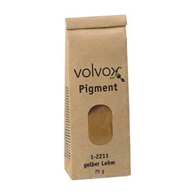 Volvox Farbpigment, 75 g gelber Lehm von Volvox