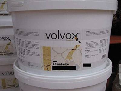Volvox Lehmfarbe 10 Liter weiß von Volvox