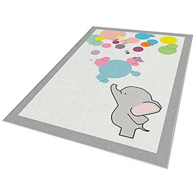 Bedruckter Polyesterteppich 80 x 150cm Bubbles mehrfarbiges Modell von WELL HOME MOBILIARIO & DECORACIÓN