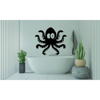 Octopus Wandtattoo Vinyl Aufkleber | Tentakel Unterwassertiere Kraken Ocean Wall Art 005Wa von WallifyDesigns