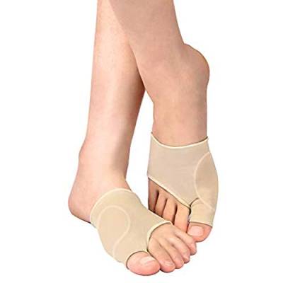 Hallux valgus Korrektur Bandage mit Gel Pad, Bunion Korrektor Zehenspreizer Hallux Valgus Schiene für Schmerzlinderung, Bunion Sleeve und Night Splint Schutz für überlappende Zehen von PINCOU