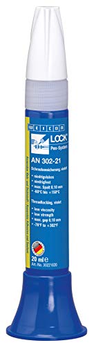 WEICON 30221020 WEICONLOCK AN 302-21 20 ml Schraubensicherung für Gewinde | Vibrationsschutz, Violet von WEICON