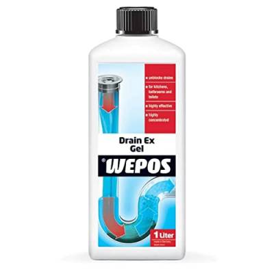 Wepos 2000101753 Rohr Frei Gel 1 Liter flüssig von Wepos