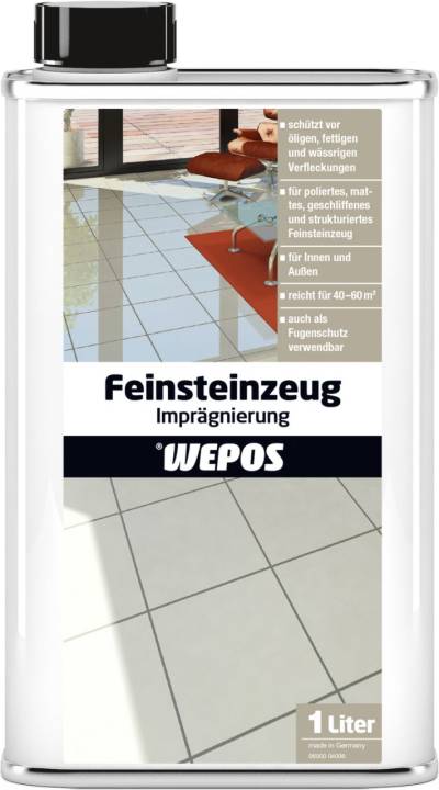 Wepos Feinsteinzeug-Imprägnierung 1 L von Wepos