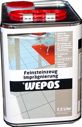 Wepos Feinsteinzeug Imprägnierung 2,5 L, 2000204419 von Wepos