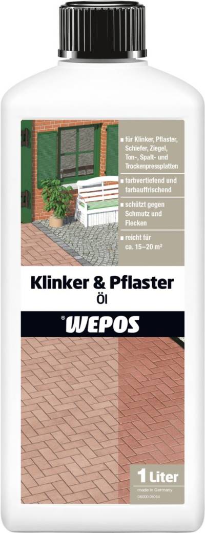 Wepos Klinker- und Pflaster Öl 1 L von Wepos