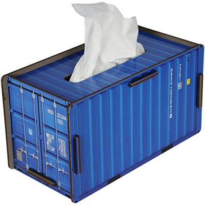 Werkhaus Container Tissue Box blau von Werkhaus