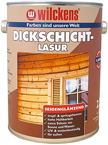 Wilckens Holzschutz Dickschichtlasur seidenglänzend, 2,5 l, Kiefer von Wilckens