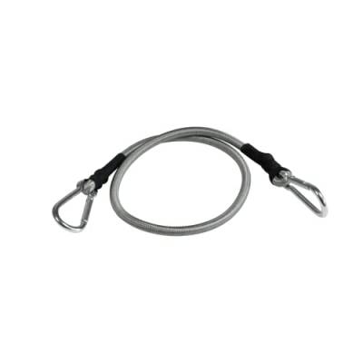 Windhager Expanderseil mit Karabiner, Transportsicherung, Gummiseil, Planenseil, Segelspanner, Karabinderhaken, 4 Stück, 70 cm, schwarz, 70 x 3,5 x 3,5 cm, 10979 von Windhager