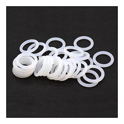 10pcs weiße vmq o Ringdichtung Dichtung CS 5 mm Dicke,OD 60mm ID 50mm von Yhloubb