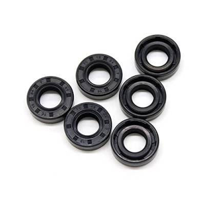 5pcs schwarze ID 20mm NBR Nitril Gummiöldichtung,20x35x8mm von Yhloubb