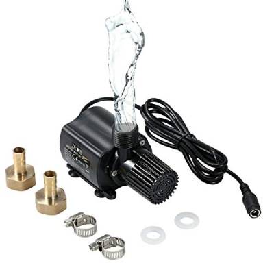 800L/ H Tauch Wasserpumpe Ultra- Ruhigen Mini Brunnen Pumpe Einstellbare Fluss Rate Wasserpumpe für Pet Brunnen Aquarium Aquarium Teich Hydrokultur Systeme von Yuehuamech