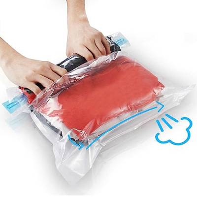 9-Pack-Space Saver-Reisetaschen Roll Up Vakuum-Aufbewahrungstaschen Wasserdichte Kompressionstaschen Verpackung Organizers für Home Trip Kleidung Bettwäsche Decken von Yuehuamech