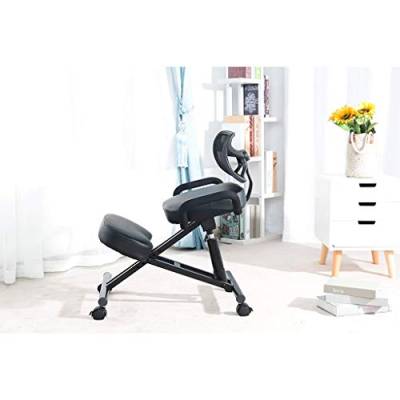 ZENFEKU Ergonomischer Verstellbarer Stuhl, ergonomische Stühle, Bürostühle, mit Stuhlrad, mit Rückenstütze von ZENFEKU